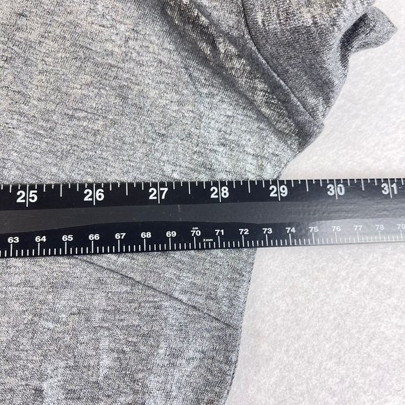 NWOT EILEEN FISHER Womens 2X Plue Linen Metallic Silver Pullover Tunic Top Party - Picture 7 of 10